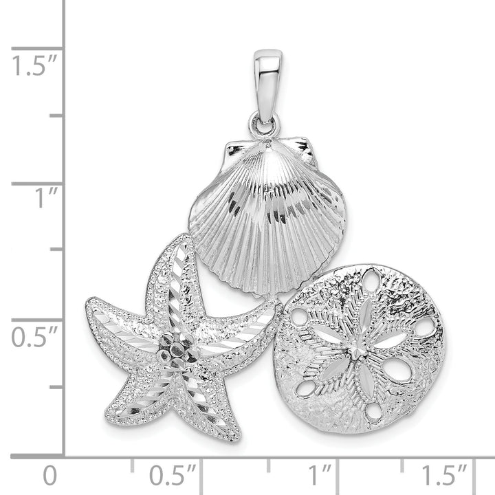 Sterling Silver and D.C. Sea Life Pendant