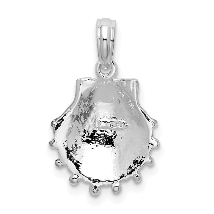 Sterling Silver Lions Paw Shell Pendant