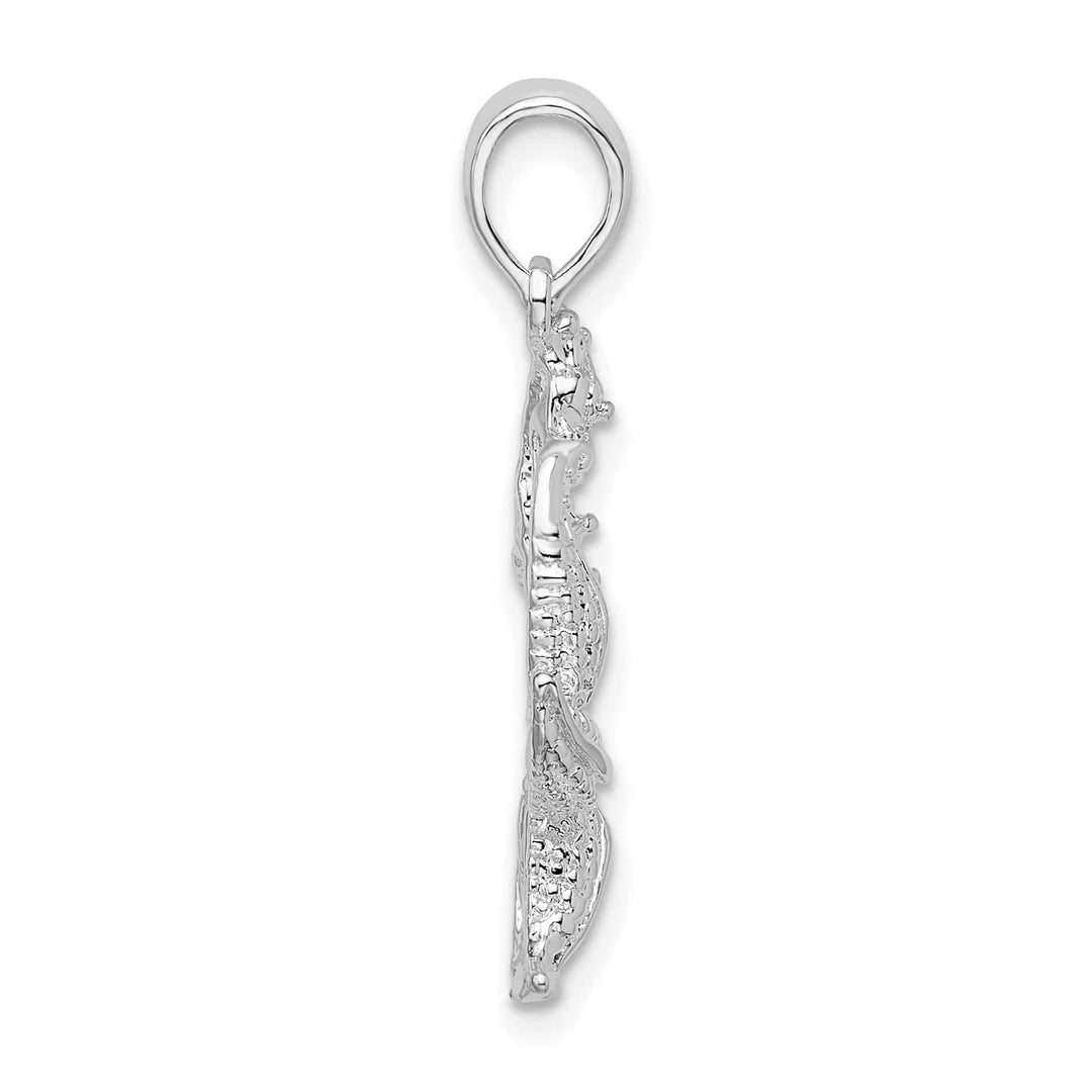 Sterling Silver Starfish and Seahorse Pendant