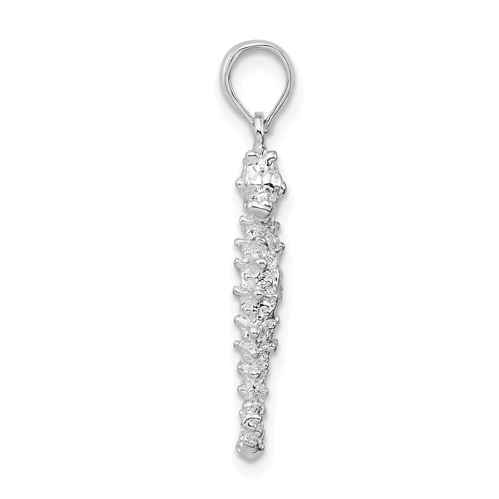 Sterling Silver 3D Seahorse Pendant