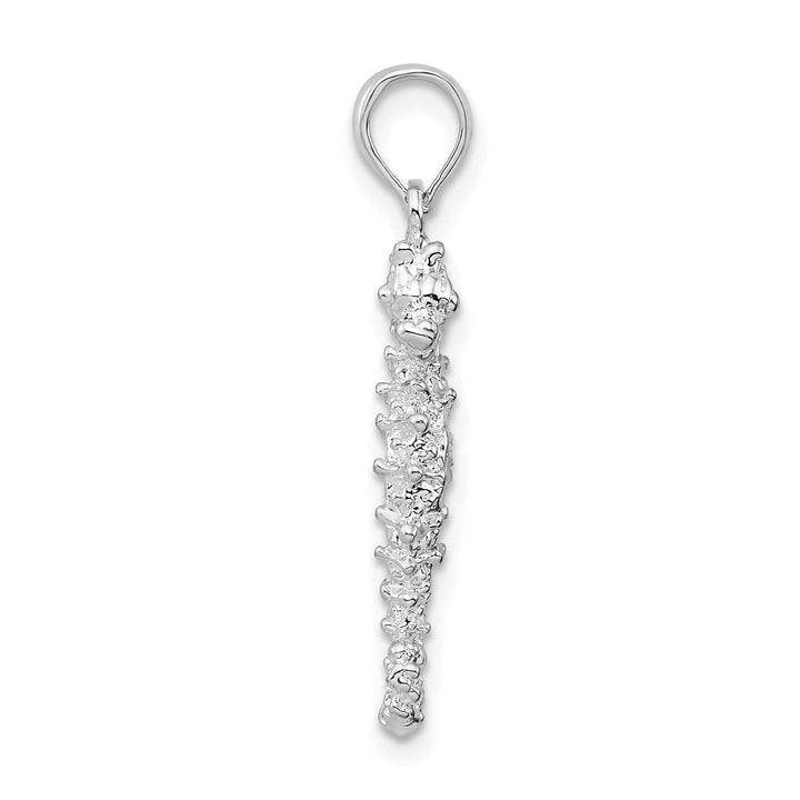 Sterling Silver 3D Seahorse Pendant