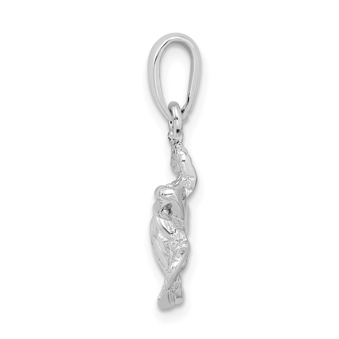 Sterling Silver Large Sea Turtle Pendant