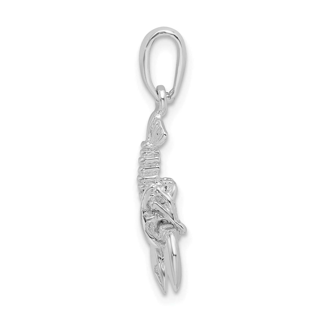 Sterling Silver 3D Moveable Lobster Pendant