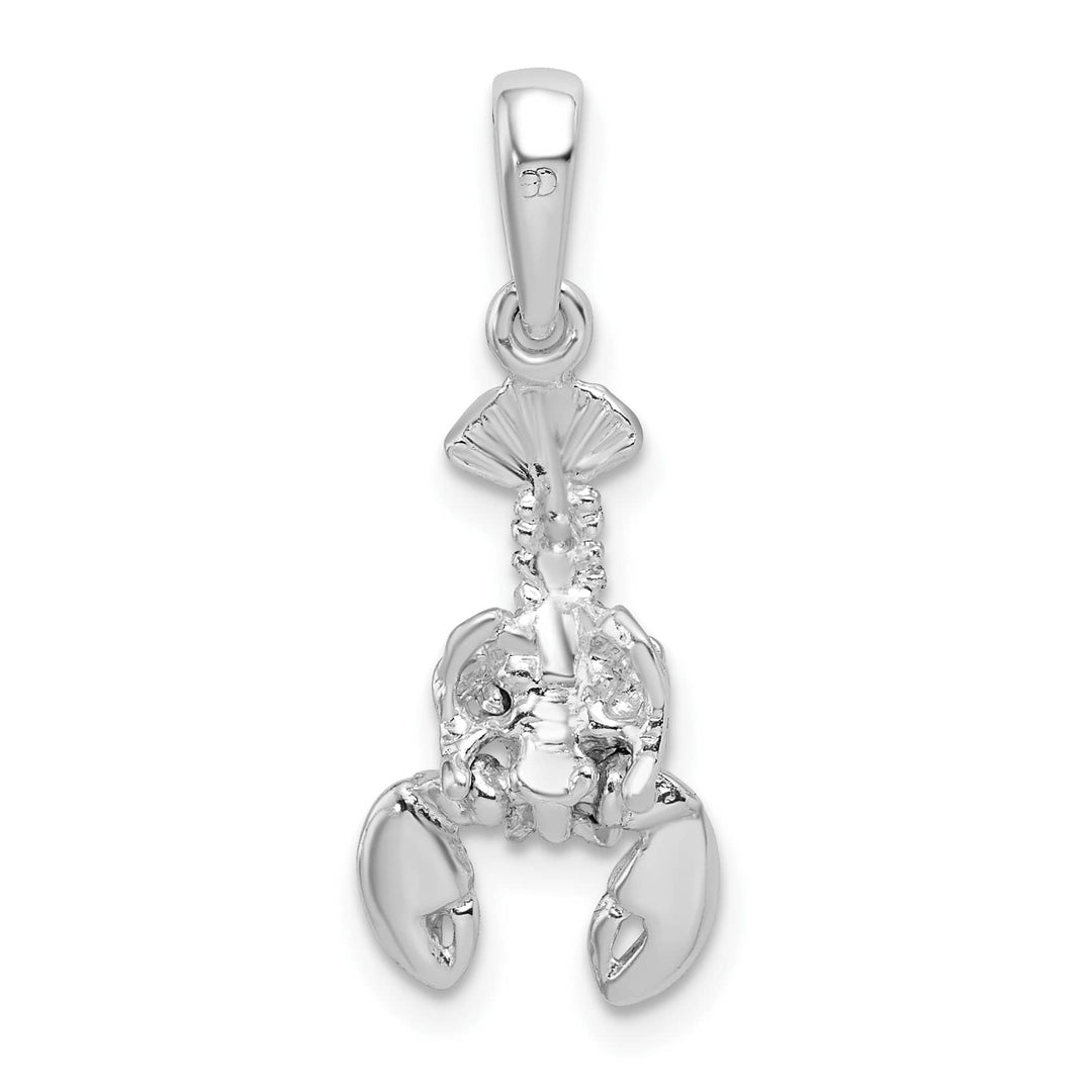 Sterling Silver 3D Moveable Lobster Pendant