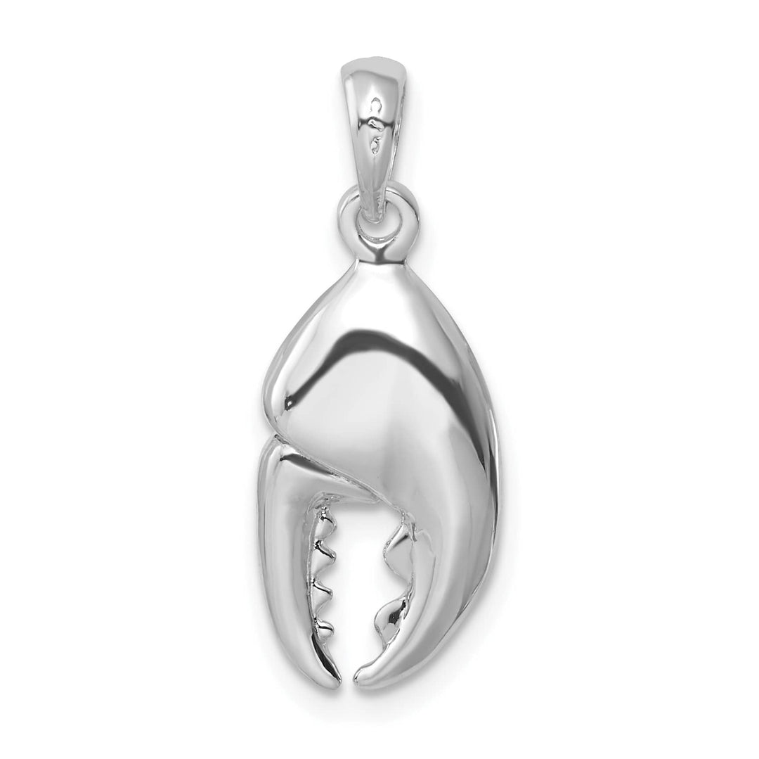 Sterling Silver 3D Moveable Lobster Claw Pendant
