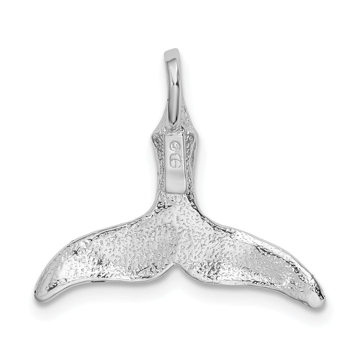 Sterling Silver Whale Tail Pendant