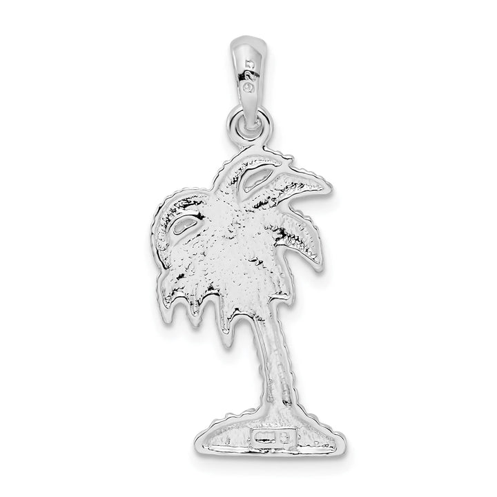 Sterling Silver Small Palmetto Tree Pendant