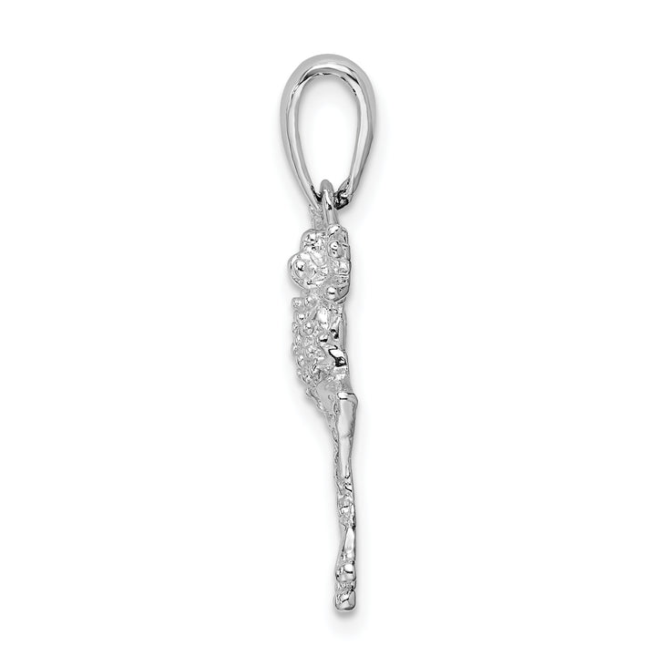 Sterling Silver Jumping Frog Pendant