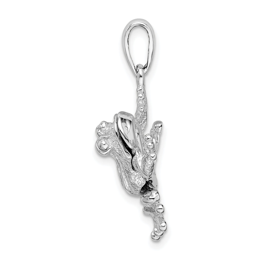 Sterling Silver Bug Eyed Frog Pendant