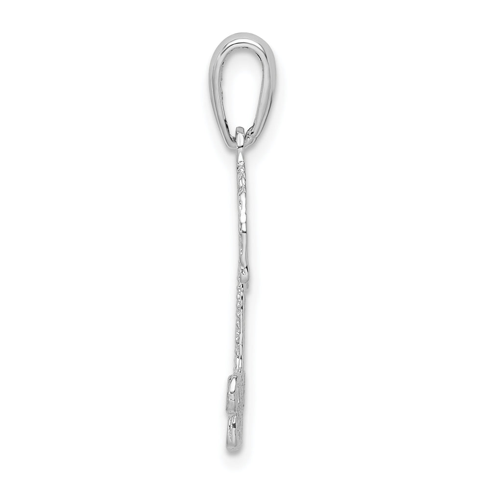 Sterling Silver Puerto Rico Palm Tree Pendant