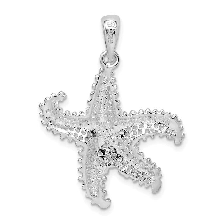 Sterling Silver Pierced Starfish Pendant