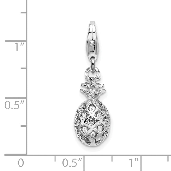 Sterling Silver Pineapple Charm