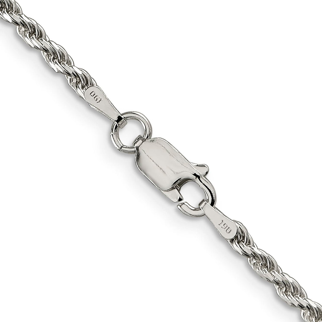 Sterling Silver 2.25mm D.C. Rope Chain
