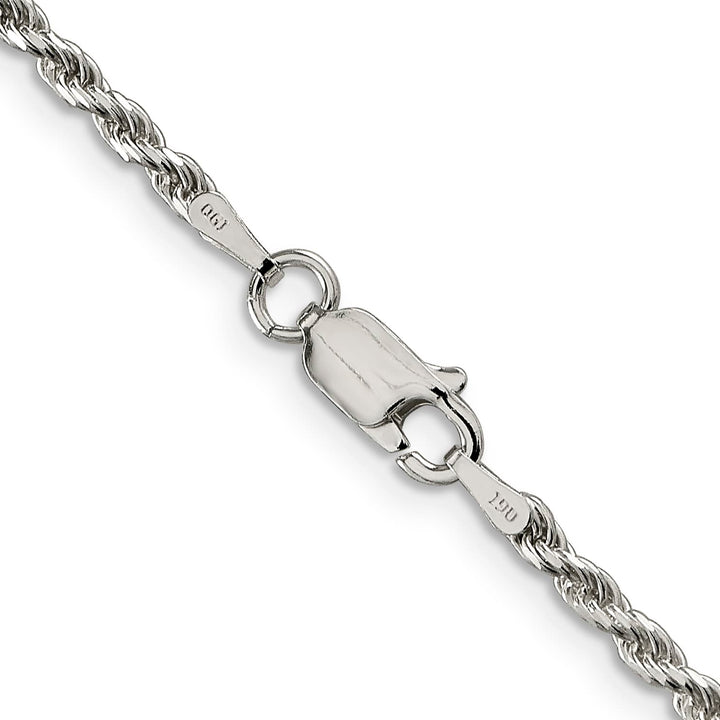Sterling Silver 2.25mm D.C. Rope Chain