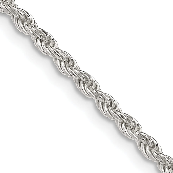 Sterling Silver 2.25mm D.C. Rope Chain