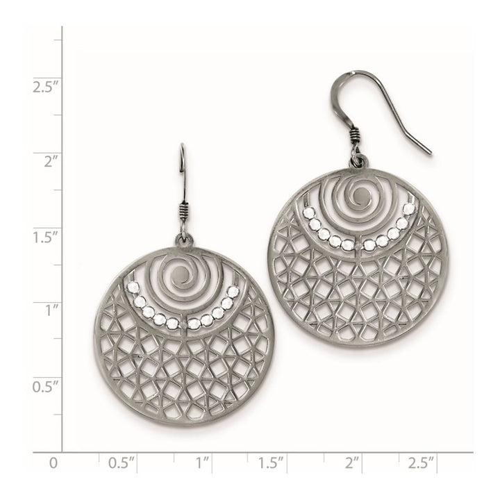 Lovely Rita's Earrings Sterling Silver Ruthenium Shepherd Hook Earrings