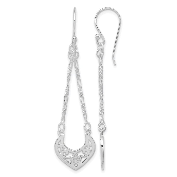 Sterling Silver Filigree Dangle Earrings