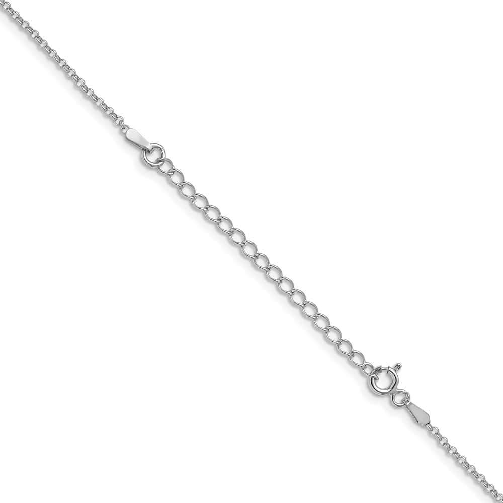 Lovely Rita's Chains Sterling Silver 1.5mm Rolo Chain with 2 Inch Extension