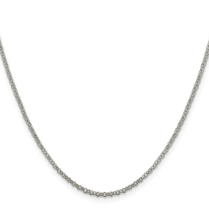 Lovely Rita's Chains Sterling Silver 2mm Rolo Chain with Spring Ring Clasp