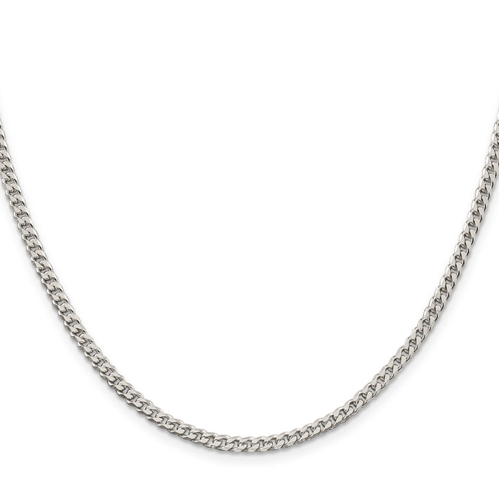 Sterling Silver Polished 3.15mm Curb Chain 26 Inch