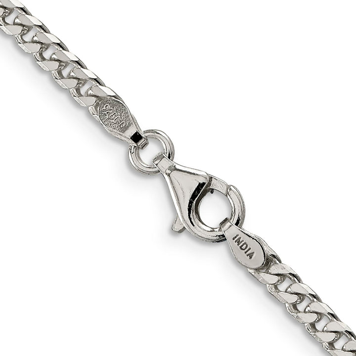 Sterling Silver Polished 3.15mm Curb Chain 26 Inch