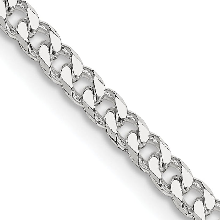 Sterling Silver Polished 3.15mm Curb Chain 26 Inch