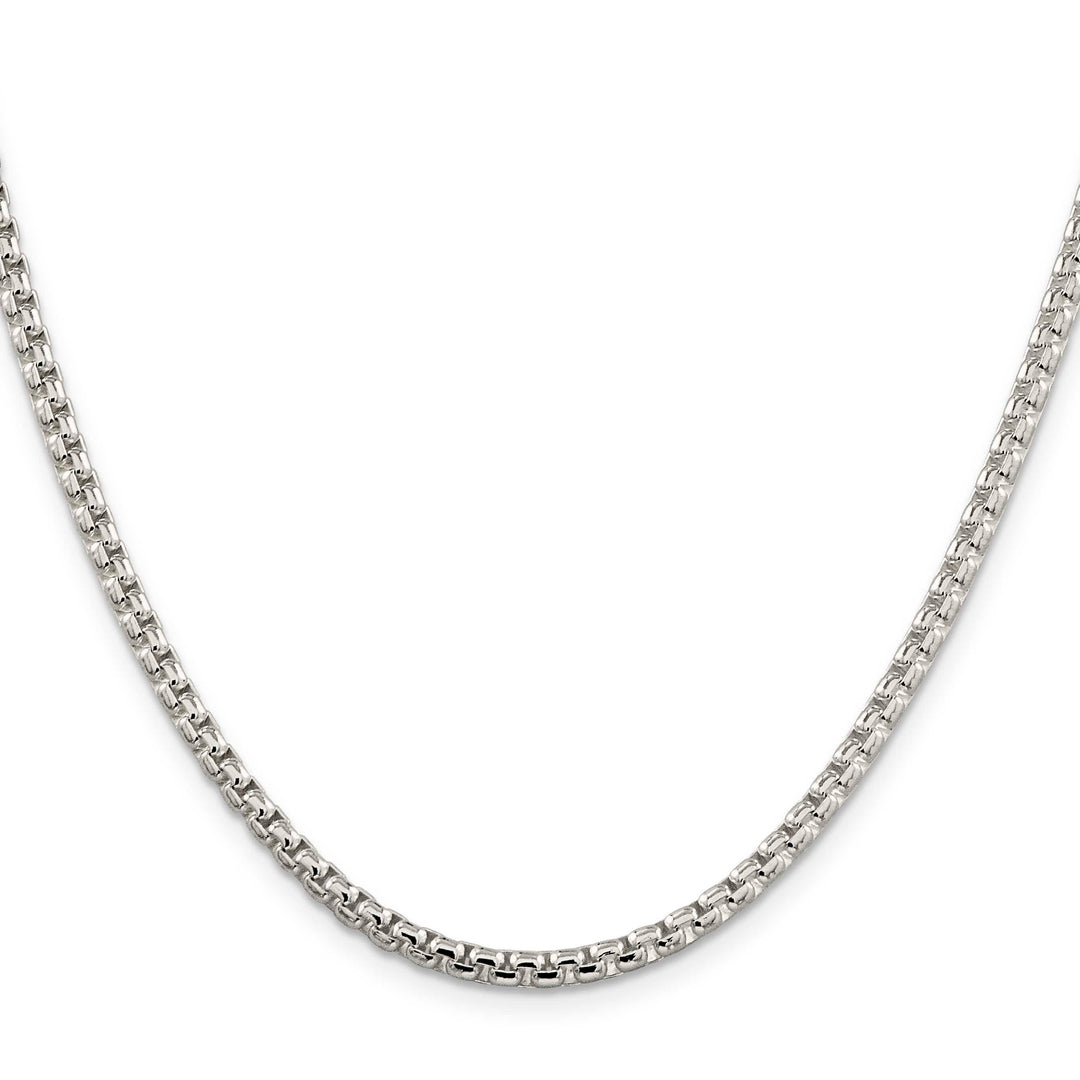 Sterling Silver 3.6mm Round Box Chain