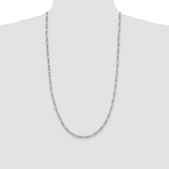 Sterling Silver 3.5mm Figaro Chain