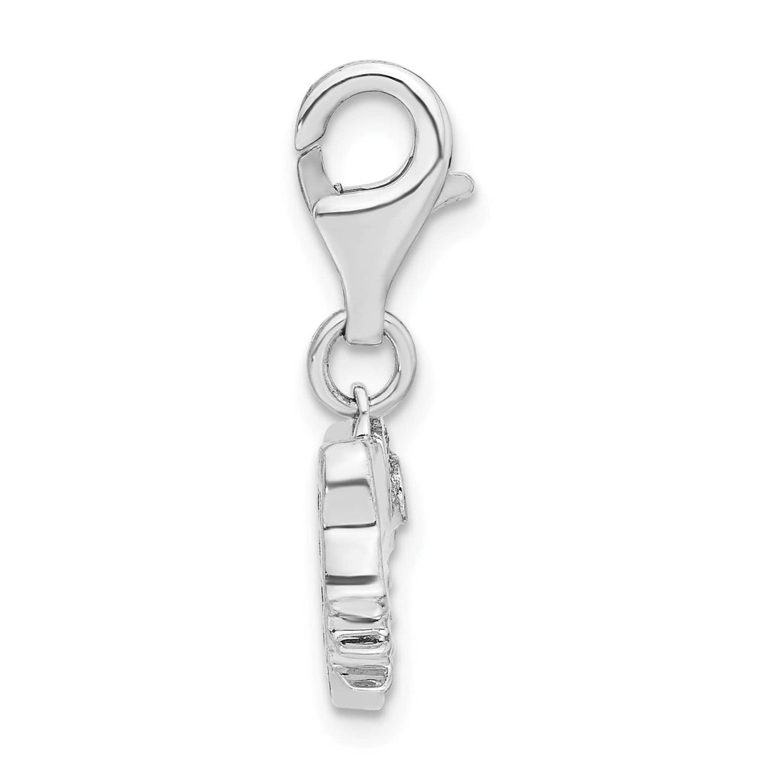 Sterling Silver and Gold-tone and Crystal Hello Kitty Lobster Charm