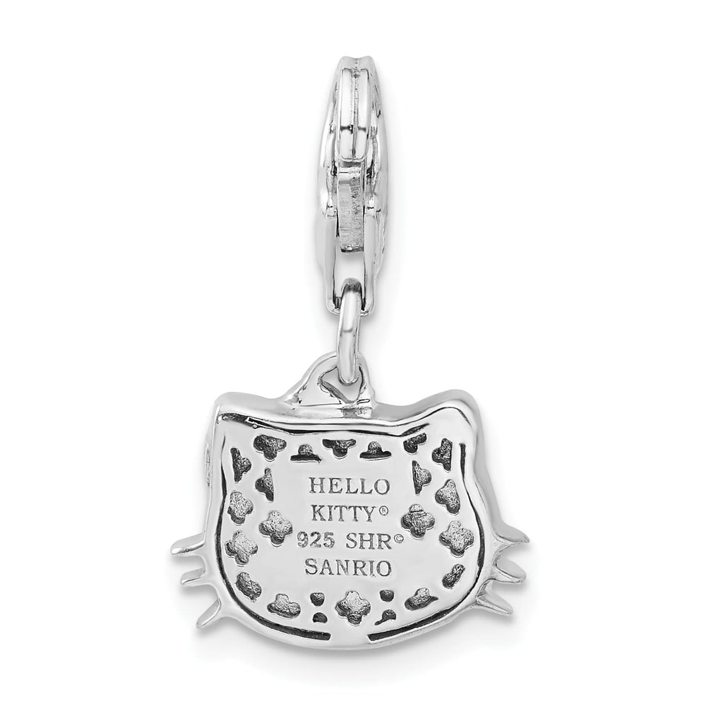 Sterling Silver and Gold-tone and Crystal Hello Kitty Lobster Charm