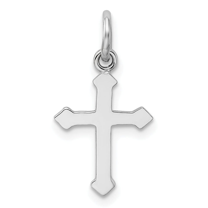 Sterling Silver Polished Classic Cross Pendant