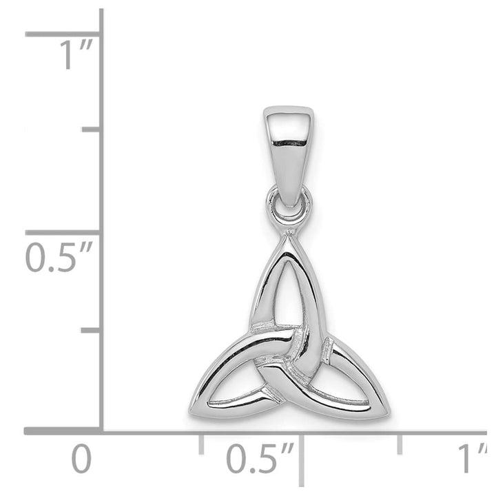 Lovely Rita's Pendants & Charms Sterling Silver Polished Celtic Trinity Pendant
