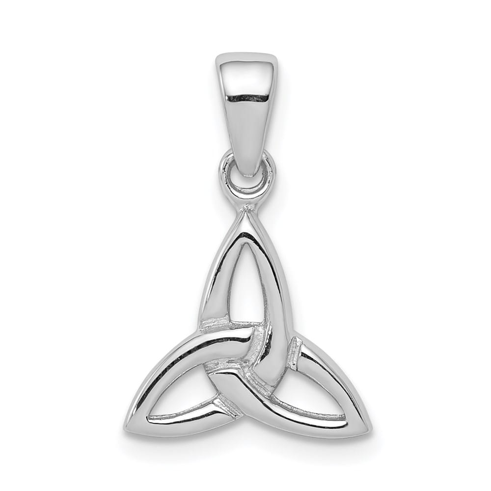 Lovely Rita's Pendants & Charms Sterling Silver Polished Celtic Trinity Pendant