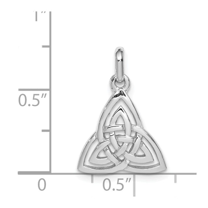 Lovely Rita's Pendants & Charms Sterling Silver 13mm Polished Celtic Symbol Pendant
