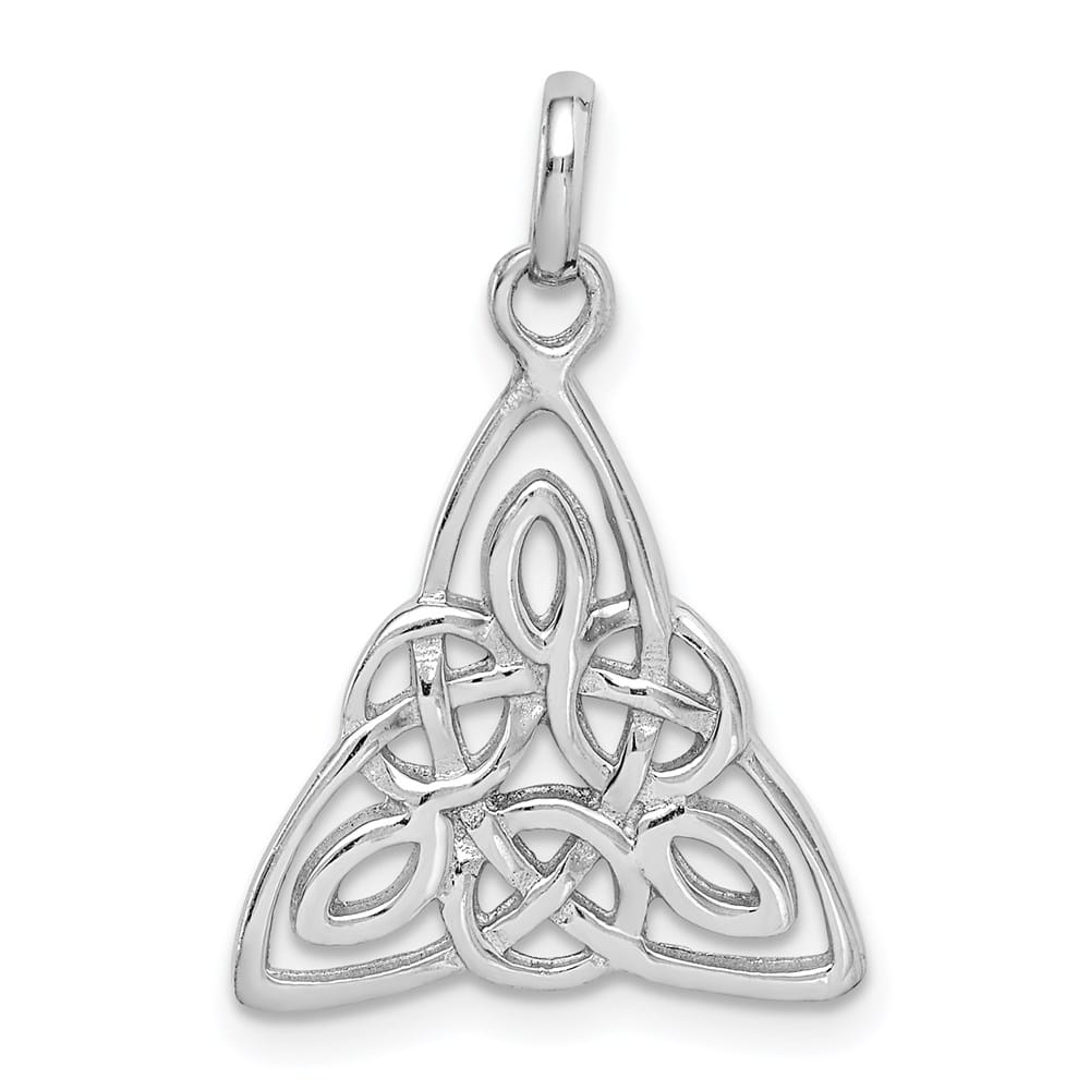 Lovely Rita's Pendants & Charms Sterling Silver 16mm Polished Celtic Symbol Pendant
