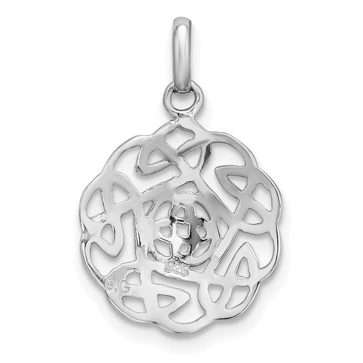 Lovely Rita's Pendants & Charms Sterling Silver 14mm Polished Celtic Pendant