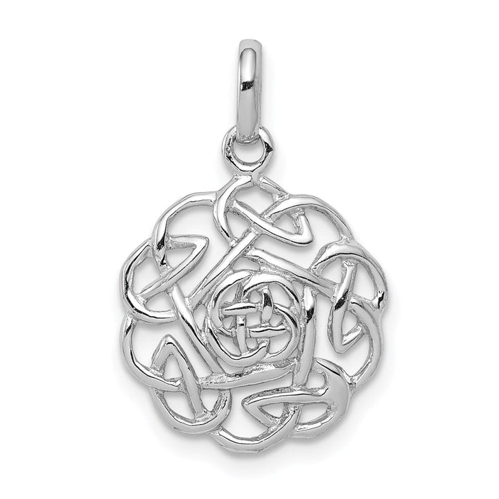 Lovely Rita's Pendants & Charms Sterling Silver 14mm Polished Celtic Pendant