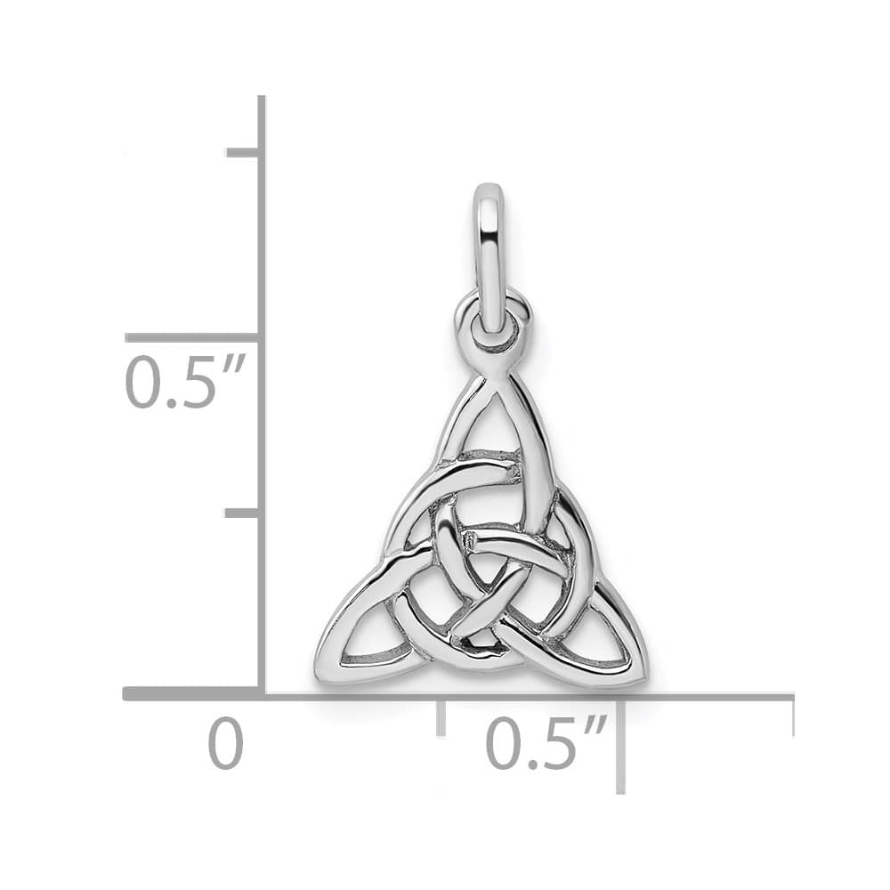 Lovely Rita's Pendants & Charms Sterling Silver Polished Trinity Knot Pendant