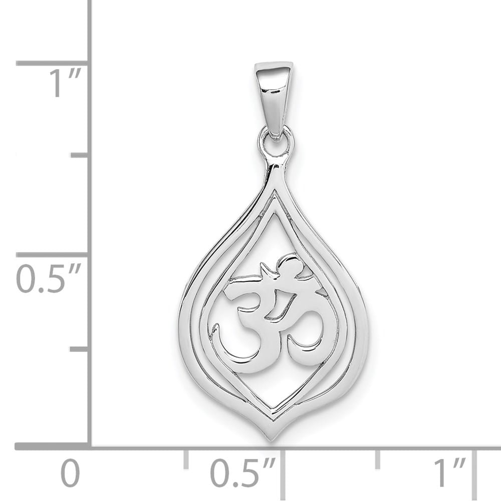 Lovely Rita's Pendants & Charms Sterling Silver Om Pendant