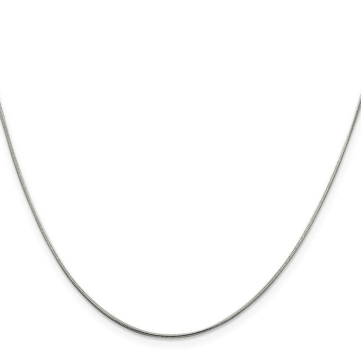 Lovely Rita's Chains Sterling Silver .8mm Round Snake Chain with 2 Inch Extension