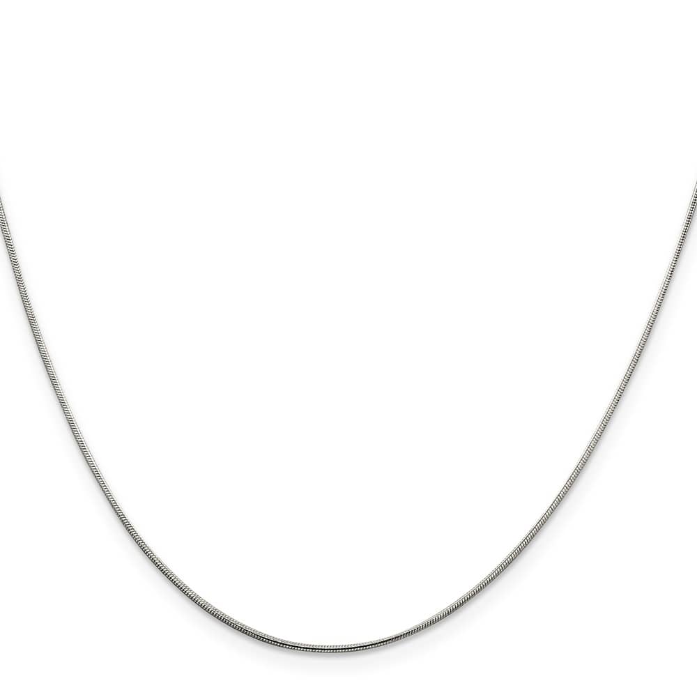 Lovely Rita's Chains Sterling Silver .8mm Round Snake Chain with 2 Inch Extension