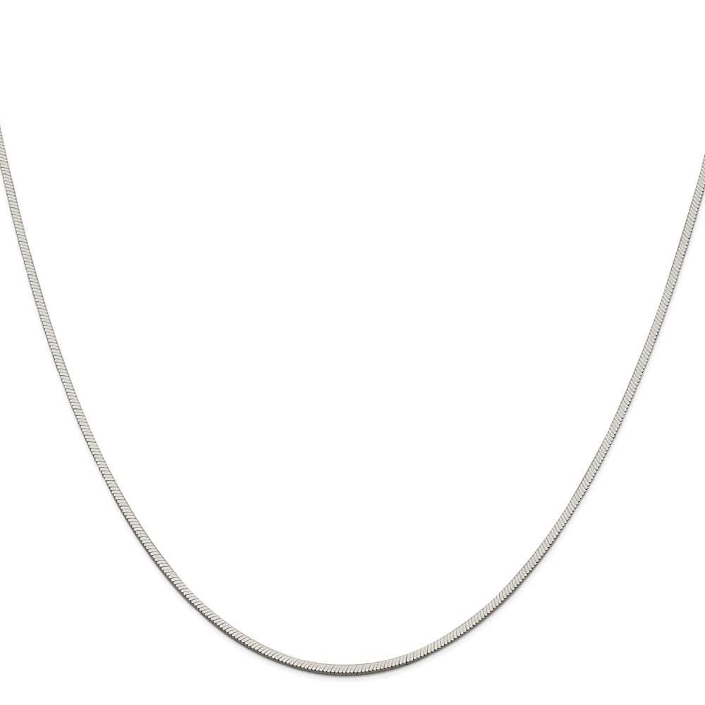Lovely Rita's Chains Sterling Silver 1.25mm Square Snake Chain