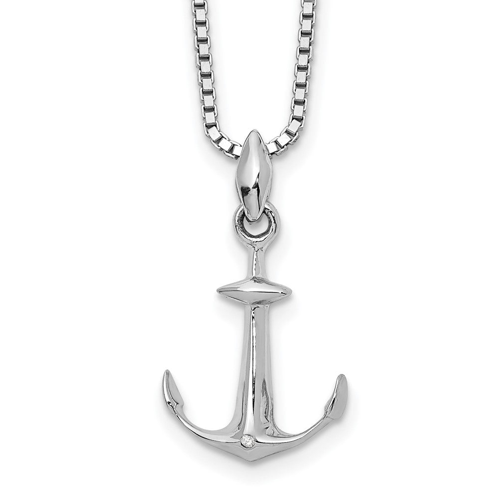 Sterling Silver White Ice Diamond 20 inch Necklace