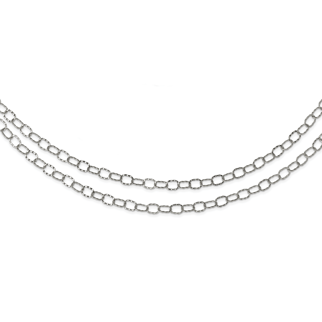 Chisel Stainless Steel Multi 28in Layered Chain 28 Inch
