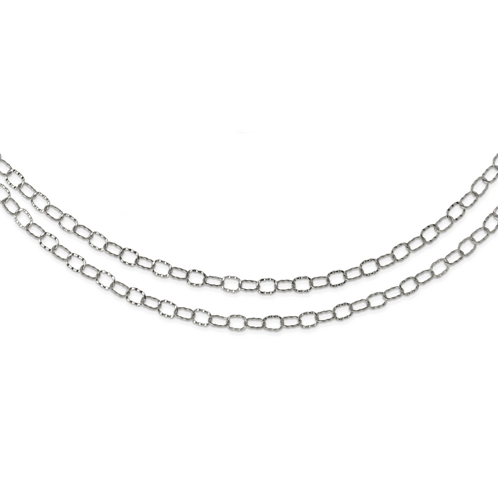 Chisel Stainless Steel Multi 28in Layered Chain 28 Inch