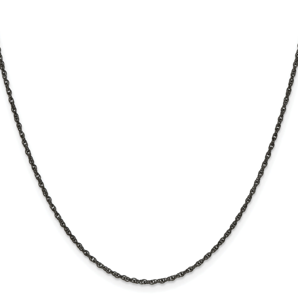Chisel Stainless Steel Oxidized 2mm Fancy Link Chain