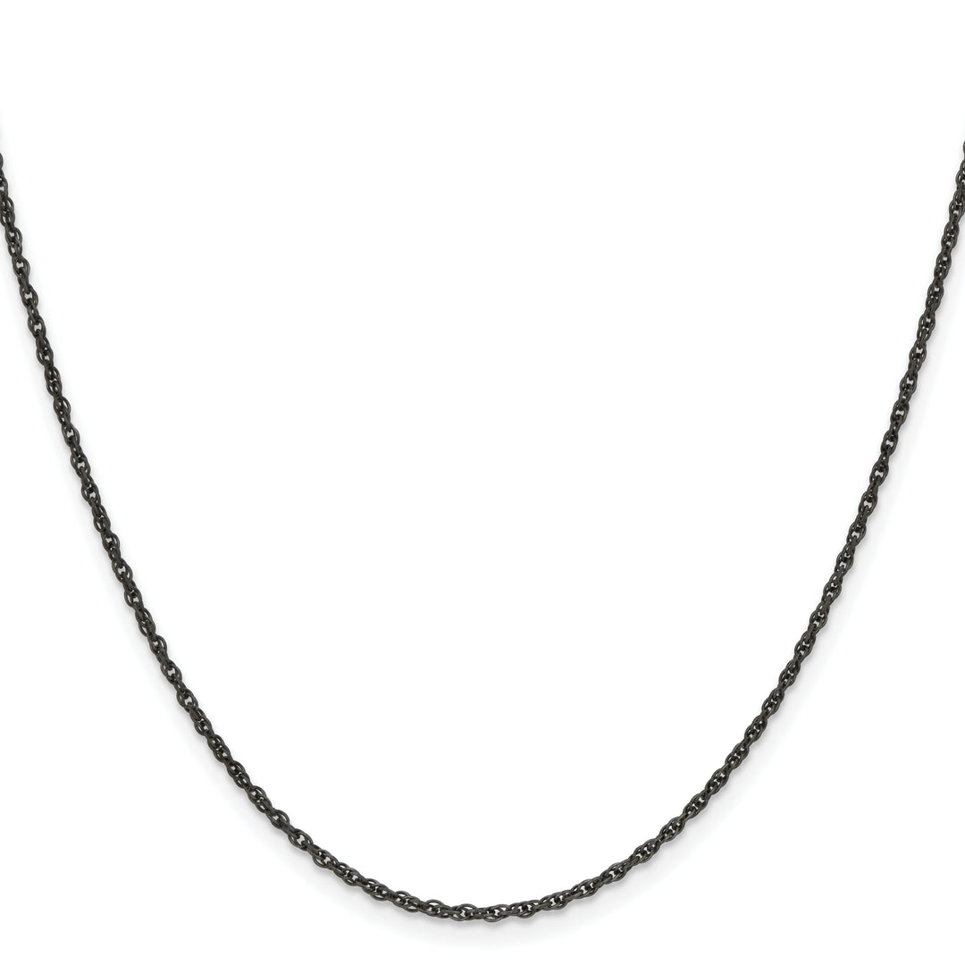 Chisel Stainless Steel Oxidized 2mm Fancy Link Chain