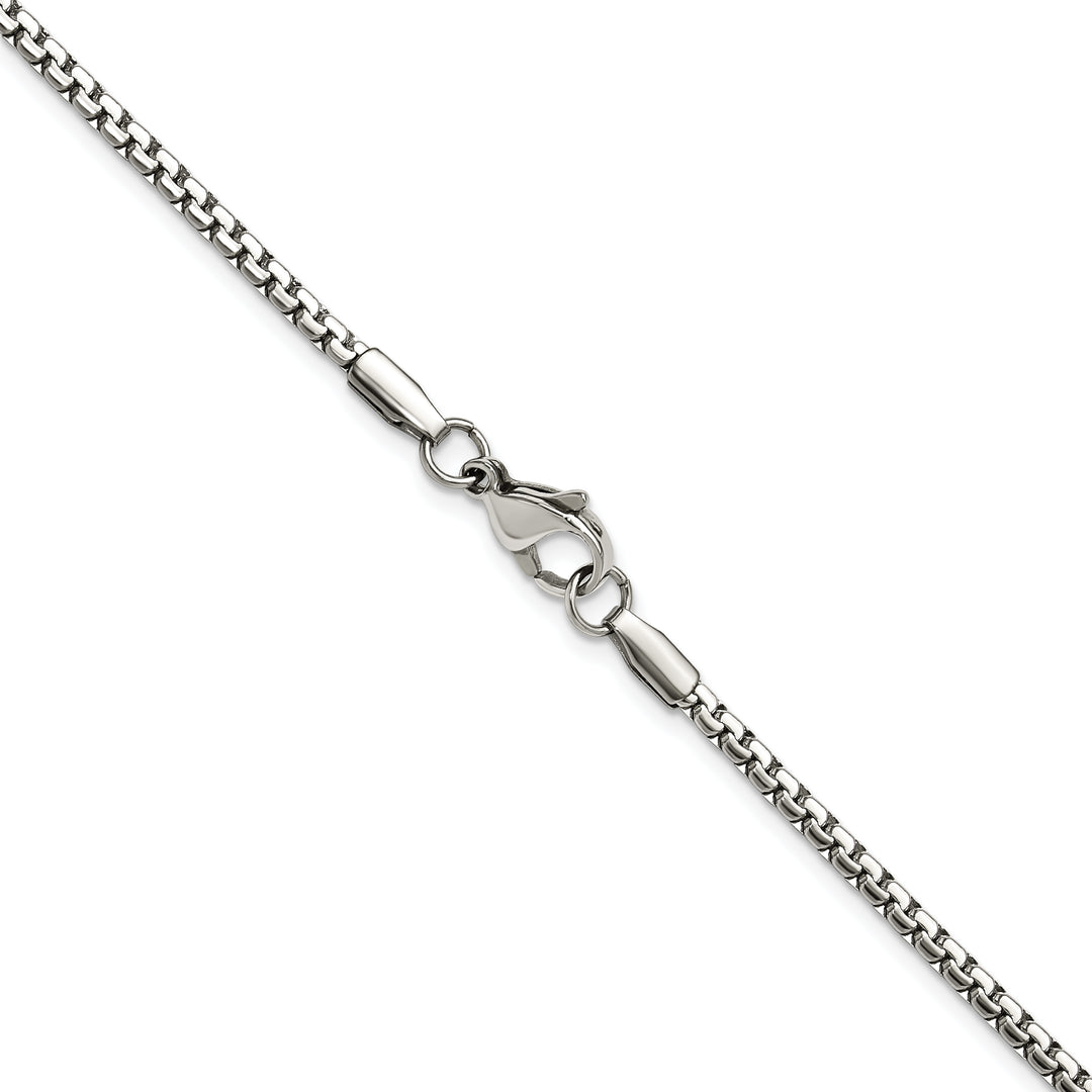 Chisel Stainless Steel 2.5mm Fancy Box Chain