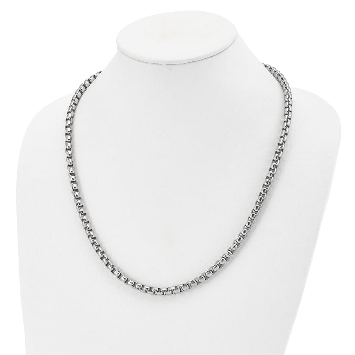 Chisel Stainless Steel Rounded Box Chain 24 Inch
