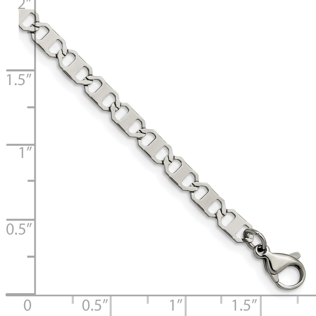 Chisel Stainless Steel 5mm Anchor Bracelet